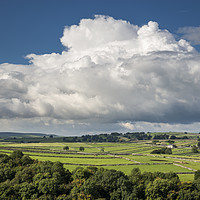 Buy canvas prints of White Peak countryside in summer by Andrew Kearton