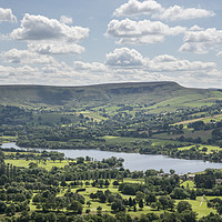 Buy canvas prints of Coombs reservoir, Derbyshire by Andrew Kearton