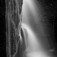Buy canvas prints of Lumsdale falls, Matlock by Andrew Kearton