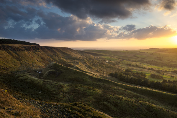 Sunset at Coombes edge Picture Board by Andrew Kearton