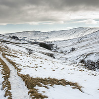 Buy canvas prints of Winter in the Vale of Edale by Andrew Kearton
