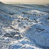 Buy canvas prints of Coombes edge in winter by Andrew Kearton