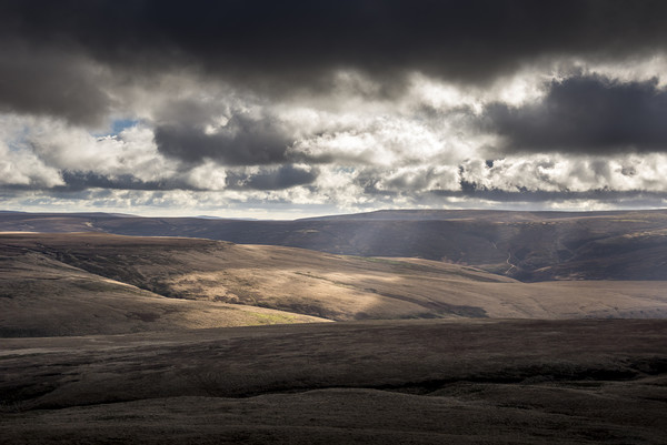 Moody sky over the moors Picture Board by Andrew Kearton