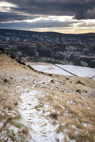 Winter colours on the moors Picture Board by Andrew Kearton