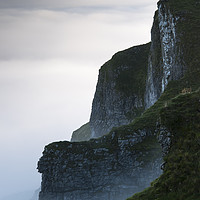 Buy canvas prints of Above the mist at Winnats Pass by Andrew Kearton