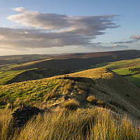 Buy canvas prints of Summer evening on the hills by Andrew Kearton