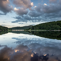 Buy canvas prints of Ladybower at dusk by Andrew Kearton