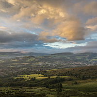 Buy canvas prints of Glorious Glossop evening by Andrew Kearton