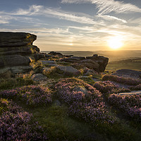Buy canvas prints of Over Owler Tor, Peak District by Andrew Kearton