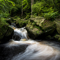 Buy canvas prints of Wyming brook, Sheffield by Andrew Kearton