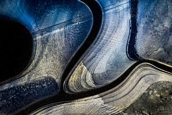 Swirly ice patterns  Picture Board by Andrew Kearton