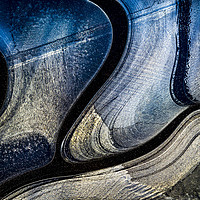 Buy canvas prints of Swirly ice patterns  by Andrew Kearton