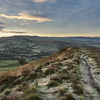 Buy canvas prints of Lantern Pike on a beautiful winter morning by Andrew Kearton