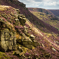 Buy canvas prints of Colours of Kinder Scout by Andrew Kearton