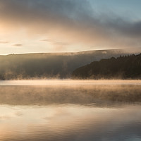 Buy canvas prints of Ladybower mists by Andrew Kearton