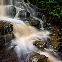 Buy canvas prints of East Gill Force, Keld , Yorkshire Dales by Andrew Kearton