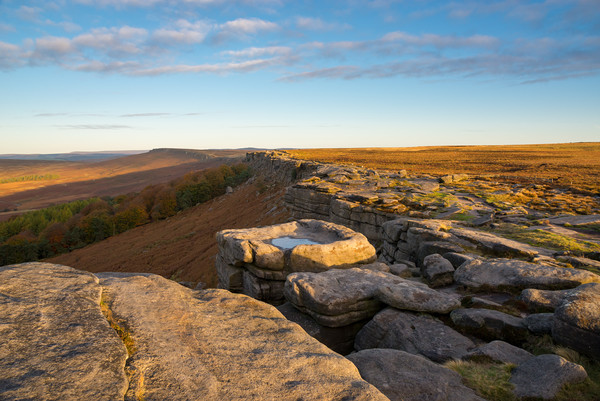 Stanage Edge, Peak District, England Picture Board by Andrew Kearton