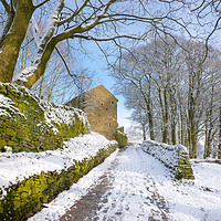 Buy canvas prints of Coldwell Clough, Hayfield, Derbyshire by Andrew Kearton