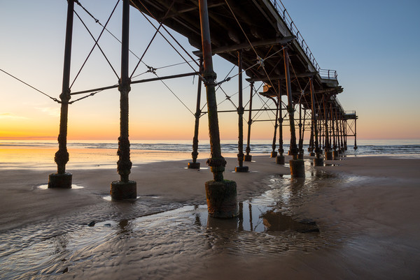 Saltburn pier, North Yorkshire, England Picture Board by Andrew Kearton