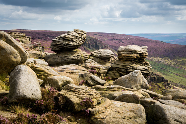 Upper Tor, Kinder Scout, Peak District Picture Board by Andrew Kearton
