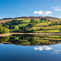 Buy canvas prints of Reflections on Ladybower reservoir by Andrew Kearton