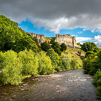 Buy canvas prints of Richmond Castle, North Yorkshire by Andrew Kearton