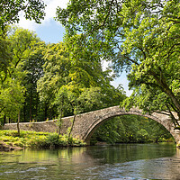 Buy canvas prints of Ivelet Bridge, Swaledale, Yorkshire Dales by Andrew Kearton