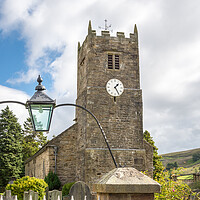 Buy canvas prints of Muker church, Swaledale, North Yorkshire by Andrew Kearton
