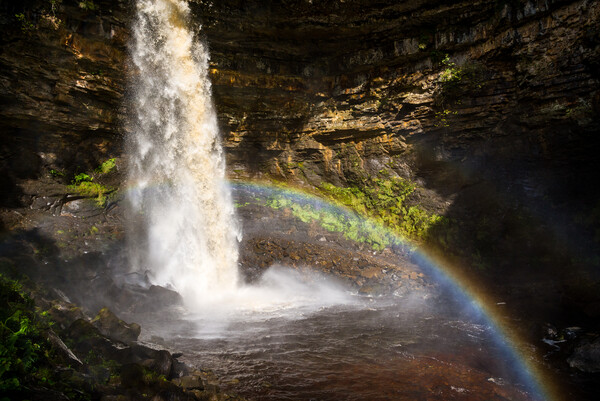 Hardraw Force, Yorkshire Dales Picture Board by Andrew Kearton