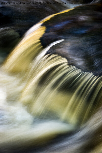 Crackpot Falls close up, North Yorkshire Picture Board by Andrew Kearton
