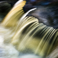 Buy canvas prints of Crackpot Falls close up, North Yorkshire by Andrew Kearton