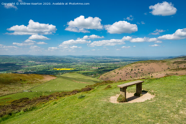 The Vale of Clwyd on a beautiful spring day Picture Board by Andrew Kearton