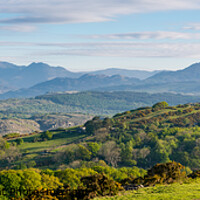 Buy canvas prints of Mountains of Snowdonia in spring by Andrew Kearton