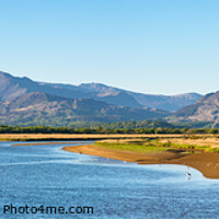 Buy canvas prints of Mount Snowdon from Porthmadog, North Wales by Andrew Kearton