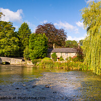 Buy canvas prints of Ashford in the water, Derbyshire by Andrew Kearton