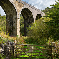 Buy canvas prints of Headstone Viaduct, Monsal Head, Derbyshire by Andrew Kearton