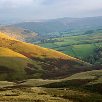 Buy canvas prints of Dawn in the hills around Hayfield, Derbyshire by Andrew Kearton