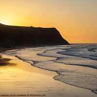 Buy canvas prints of Cattersty Sands, Skinningrove, North Yorkshire by Andrew Kearton