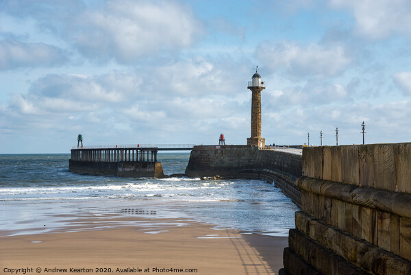 Whitby, West Pier, North Yorkshire Picture Board by Andrew Kearton