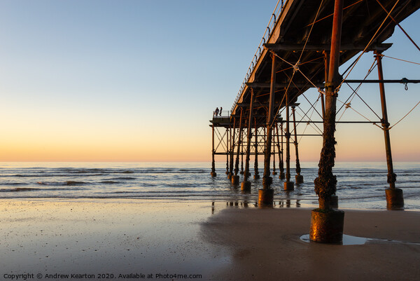Saltburn Pier, North Yorkshire Picture Board by Andrew Kearton