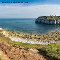 Buy canvas prints of Thornwick Bay, North Yorkshire by Andrew Kearton