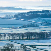 Buy canvas prints of Frost in the Derbyshire countryside by Andrew Kearton
