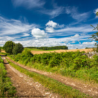 Buy canvas prints of English countryside on a glorious summer day by Andrew Kearton