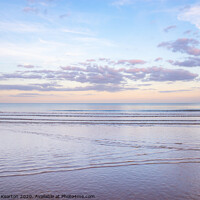 Buy canvas prints of Dusk at Filey Bay, North Yorkshire by Andrew Kearton