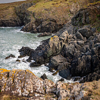 Buy canvas prints of Rugged coastline of North Pembrokeshire by Andrew Kearton