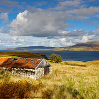Buy canvas prints of Loch Dunvegan from Colbost, Isle of Skye, Scotland by Andrew Kearton