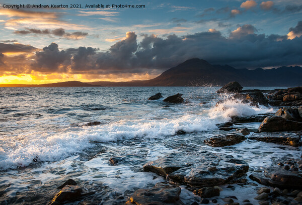 Elgol beach, Isle of Skye, Scotland Picture Board by Andrew Kearton