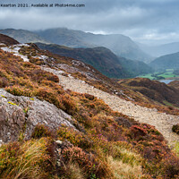 Buy canvas prints of Rainy day in Snowdonia, North Wales by Andrew Kearton