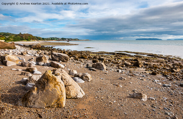 Lleiniog beach, Menai Strait, Anglesey Picture Board by Andrew Kearton