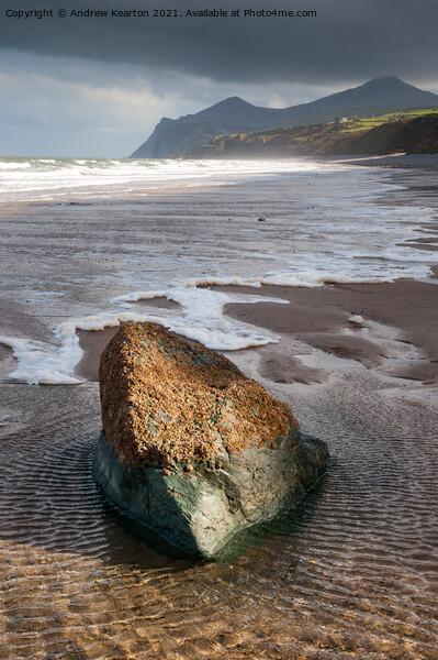 Nefyn beach, North Wales Picture Board by Andrew Kearton